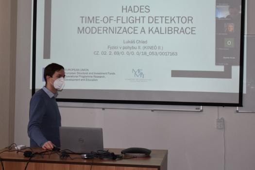 Lukáš Chlad přednášel na prvním z řady seminářů KINEÓ II